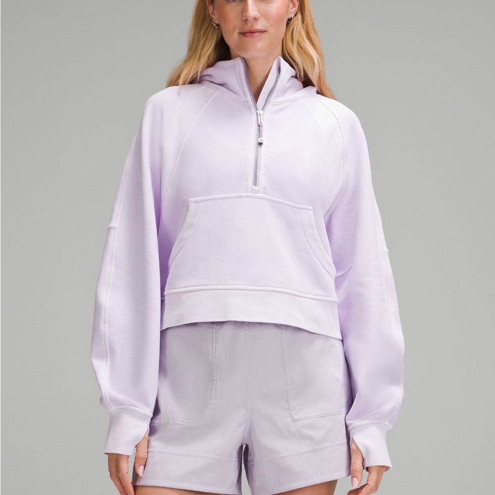 Scuba Oversized Half Zip Hoodie (Worn and Washed once)